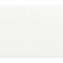 vidaXL 30 db fehér hidegen hengerelt acél gyepszegélyek 20x103 cm