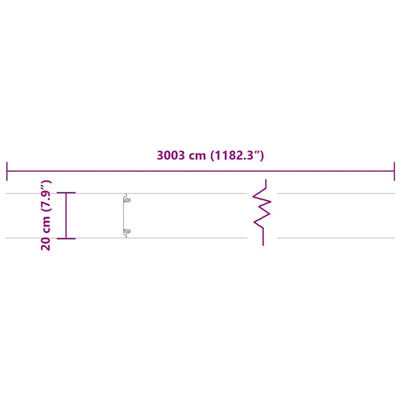 vidaXL 30 db fehér hidegen hengerelt acél gyepszegélyek 20x103 cm