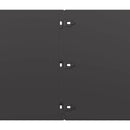 vidaXL 10 db fekete hidegen hengerelt acél gyepszegélyek 25x103 cm