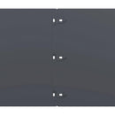 vidaXL 10 db antracit hidegen hengerelt acél gyepszegélyek 25x103 cm