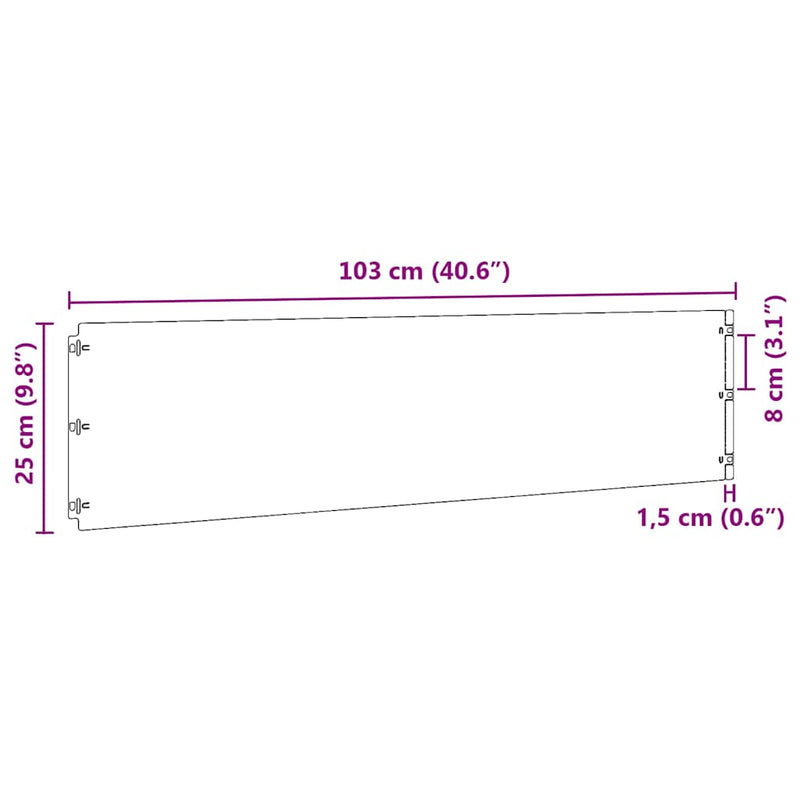 vidaXL 10 db olajzöld hidegen hengerelt acél gyepszegélyek 25x103 cm