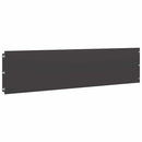 vidaXL Fűszegélyezés 20 db 25 x 103 cm Hidegen hengerelt acél Fekete