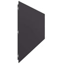 vidaXL Fűszegélyezés 20 db 25 x 103 cm Hidegen hengerelt acél Fekete