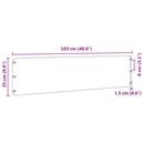 vidaXL 20 db fehér hidegen hengerelt acél gyepszegélyek 25x103 cm