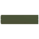 vidaXL 20 db olajzöld hidegen hengerelt acél gyepszegélyek 25x103 cm