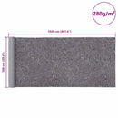 vidaXL Csúszásmentes festőszövet 2 db 10 m 280 g/m² Szürke
