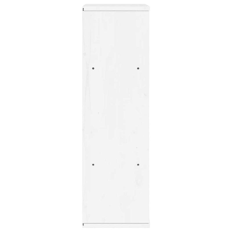 vidaXL oldalsó szekrény ODDA fehér 40x24x79 cm tömörfa fenyőfa