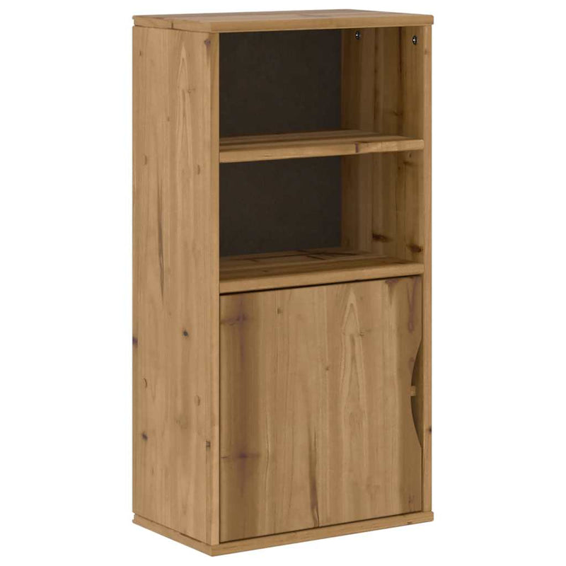 vidaXL oldalsó szekrény ODDA 40x24x79 cm tömörfa fenyőfa
