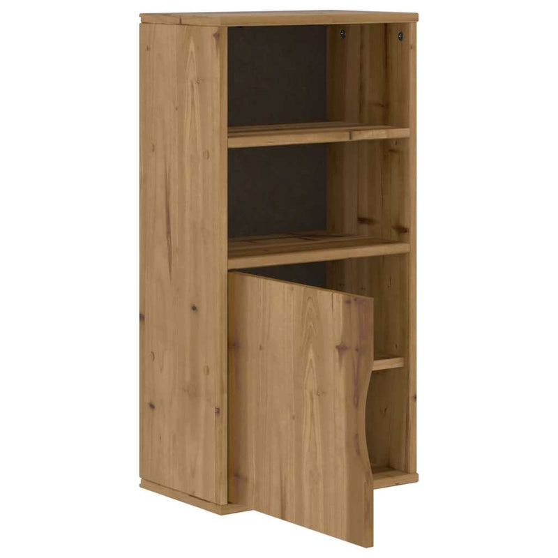 vidaXL oldalsó szekrény ODDA 40x24x79 cm tömörfa fenyőfa