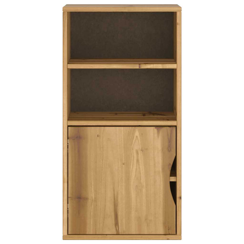 vidaXL oldalsó szekrény ODDA 40x24x79 cm tömörfa fenyőfa