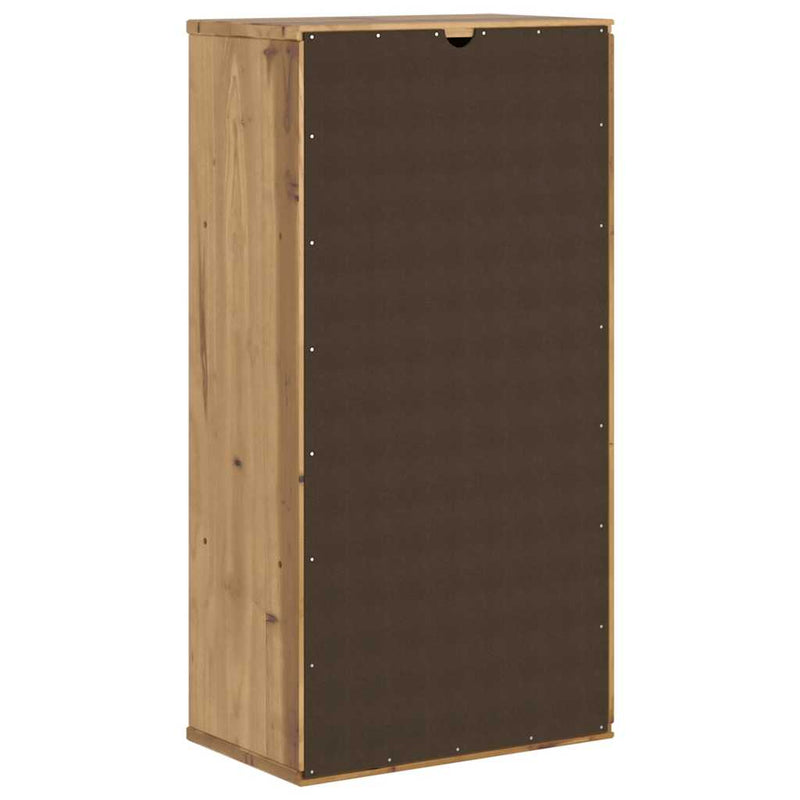 vidaXL oldalsó szekrény ODDA 40x24x79 cm tömörfa fenyőfa