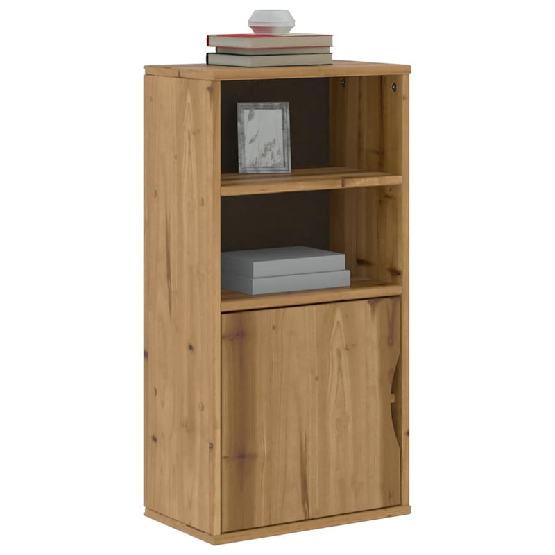 vidaXL oldalsó szekrény ODDA 40x24x79 cm tömörfa fenyőfa
