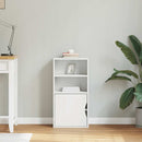 vidaXL oldalsó szekrény ODDA fehér 40x24x79 cm tömörfa fenyőfa