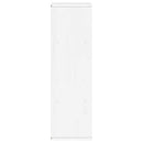 vidaXL oldalsó szekrény ODDA fehér 40x24x79 cm tömörfa fenyőfa