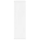 vidaXL ODDA tömörfa fenyőfa oldalsó szekrény fiókkal fehér 40x24x79 cm