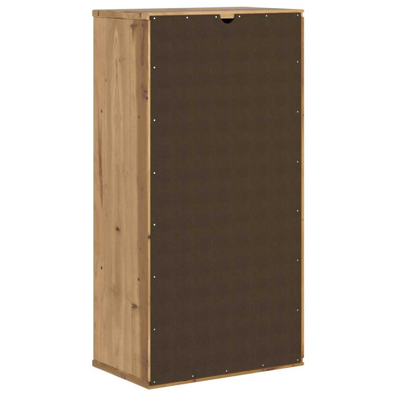 vidaXL oldalsó szekrény ODDA 40x24x79 cm tömörfa fenyőfa