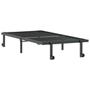 vidaXL fekete acél ágykeret matrac nélkül összecsukható 90x200 cm