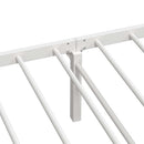 vidaXL fehér acél ágykeret matrac nélkül összecsukható 75x190 cm