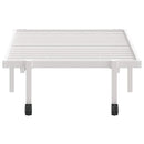 vidaXL fehér acél ágykeret matrac nélkül összecsukható 80x200 cm