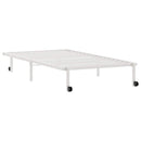 vidaXL fehér acél ágykeret matrac nélkül összecsukható 107x203 cm