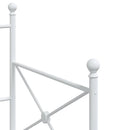 vidaXL kanapéágy matrac nélkül fehér 90x200 cm acél