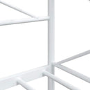 vidaXL kanapéágy matrac nélkül fehér 90x200 cm acél