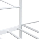 vidaXL kanapéágy matrac nélkül fehér 100x200 cm acél