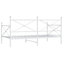 vidaXL kanapéágy matrac nélkül fehér 107x203 cm acél
