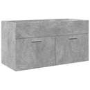 vidaXL 3 részes betonszürke szerelt fa fürdőszobai bútorszett