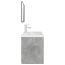 vidaXL 3 részes betonszürke szerelt fa fürdőszobai bútorszett