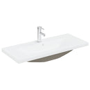 vidaXL 2 részes betonszürke szerelt fa fürdőszobai bútorszett