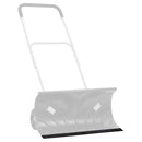 vidaXL gumiszegély hókotróhoz fekete 250x8x1 cm