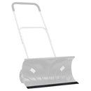 vidaXL gumiszegély hókotróhoz fekete 80x10x1 cm