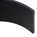 vidaXL gumiszegély hókotróhoz fekete 80x15x1 cm