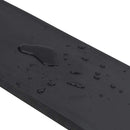 vidaXL gumiszegély hókotróhoz fekete 150x15x2 cm