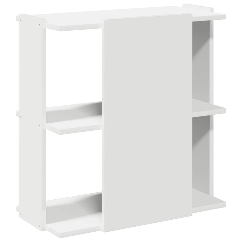 vidaXL 3 szintes fehér szerelt fa könyvespolc 60 x 30 x 60 cm