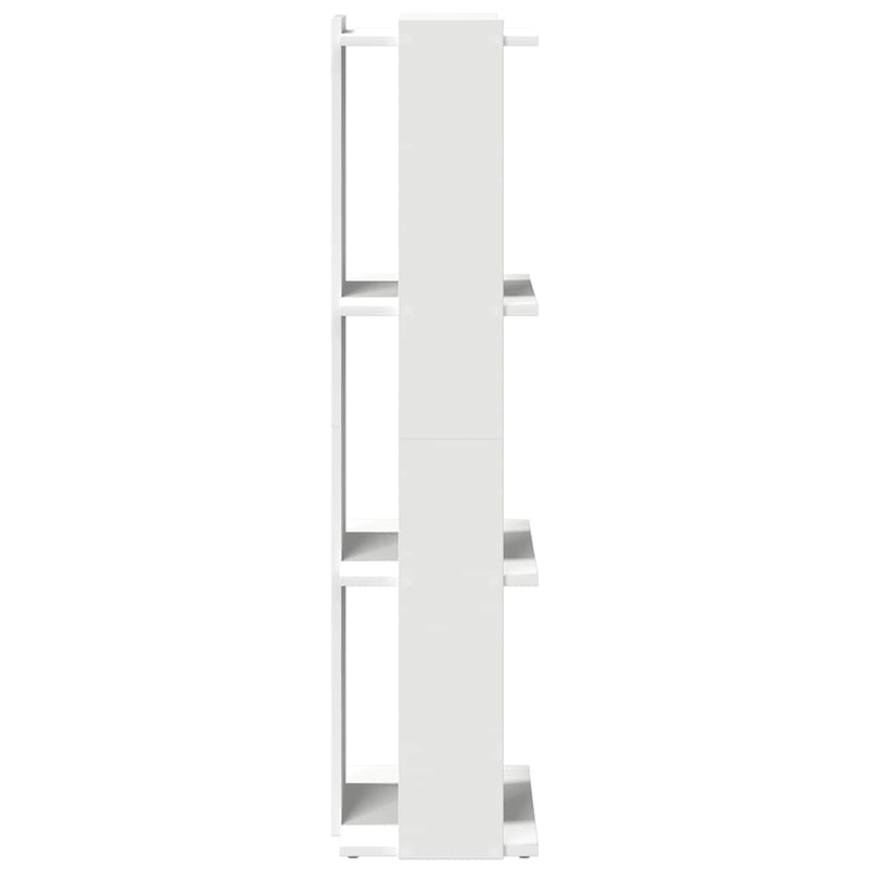 vidaXL Könyvespolc 3 szintes fehér 60x30x120 cm műfa