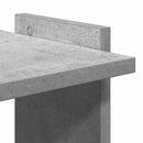 vidaXL Könyvespolc 3 szintes beton szürke 60x30x120 cm műfa
