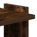 vidaXL Könyvespolc 3 szintes füstölt tölgy 60x30x120 cm Műfűrészáru