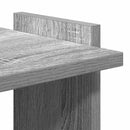 vidaXL 3 szintes szürke sonoma szerelt fa könyvespolc 60 x 30 x 120 cm