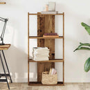 vidaXL Könyvespolc 3 szintes Régi fa 60x30x120 cm Műfa