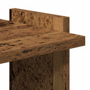 vidaXL Könyvespolc 3 szintes Régi fa 60x30x120 cm Műfa