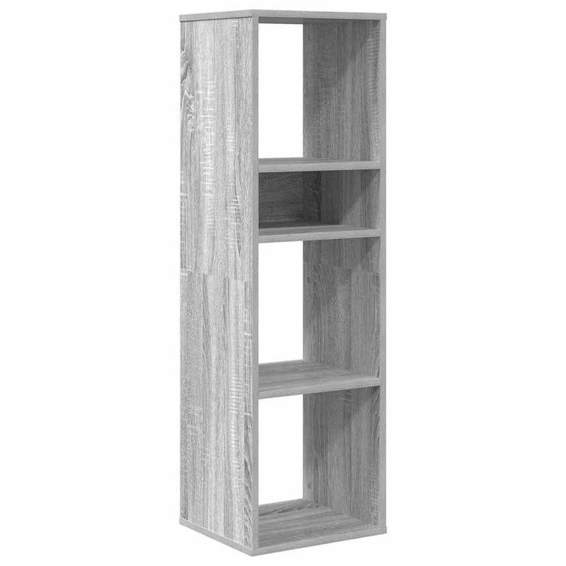 vidaXL könyvszekrény szürke sonoma 34x31x112 cm szerelt fa