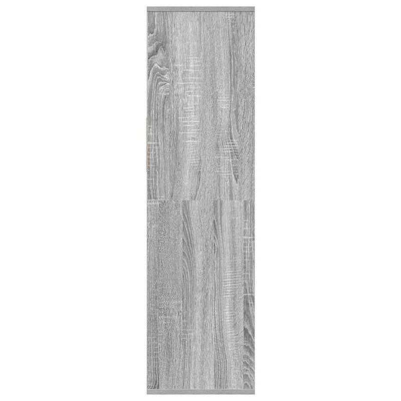 vidaXL könyvszekrény szürke sonoma 34x31x112 cm szerelt fa