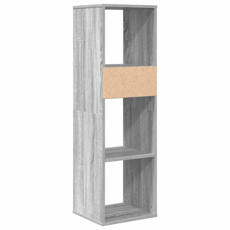 vidaXL könyvszekrény szürke sonoma 34x31x112 cm szerelt fa