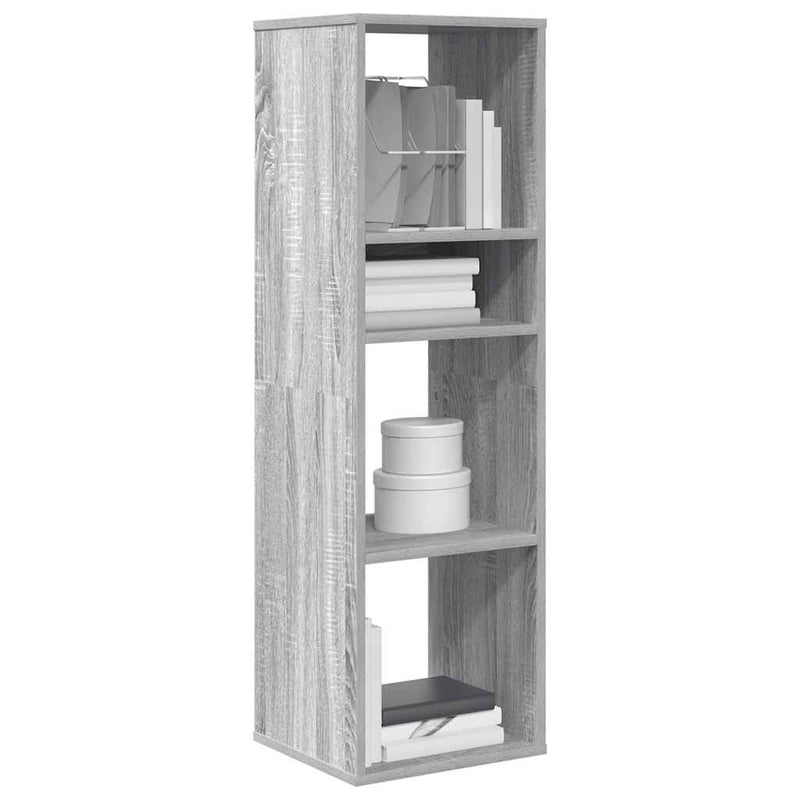 vidaXL könyvszekrény szürke sonoma 34x31x112 cm szerelt fa