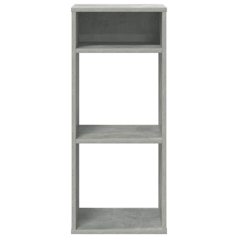 vidaXL könyvszekrény betonszürke 34x31x80 cm szerelt fa