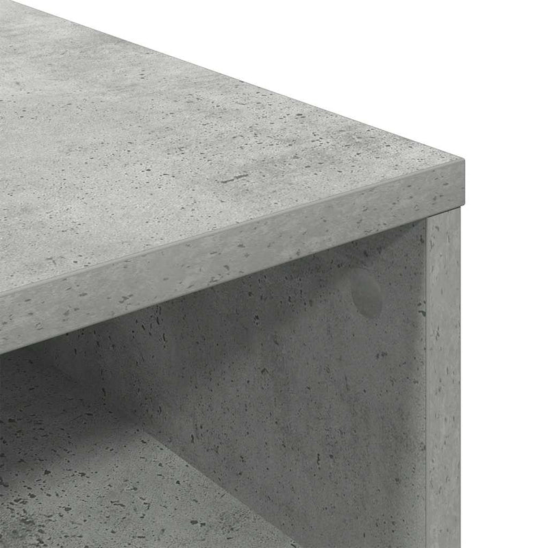 vidaXL könyvszekrény betonszürke 34x31x80 cm szerelt fa