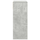 vidaXL könyvszekrény betonszürke 66x31x80 cm szerelt fa