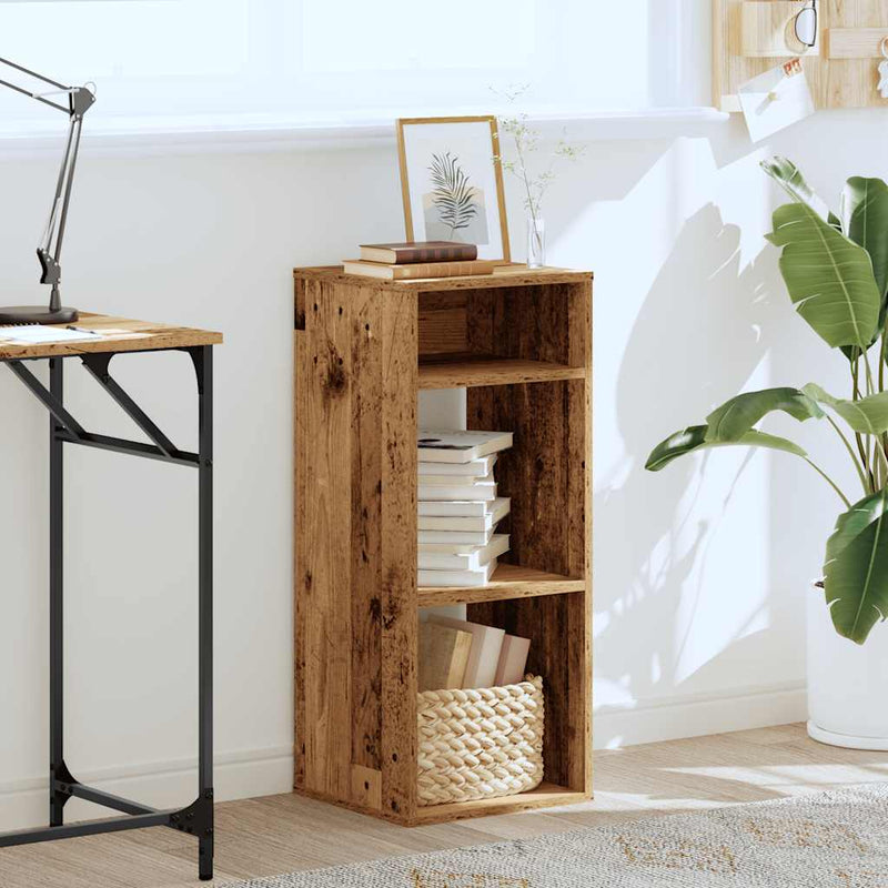 vidaXL könyvszekrény antik fa 34x31x80 cm szerelt fa